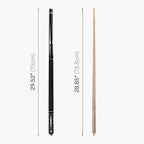 Jonny 8 Ball Aztec adjustable 4-piece pool cue Cue + Case