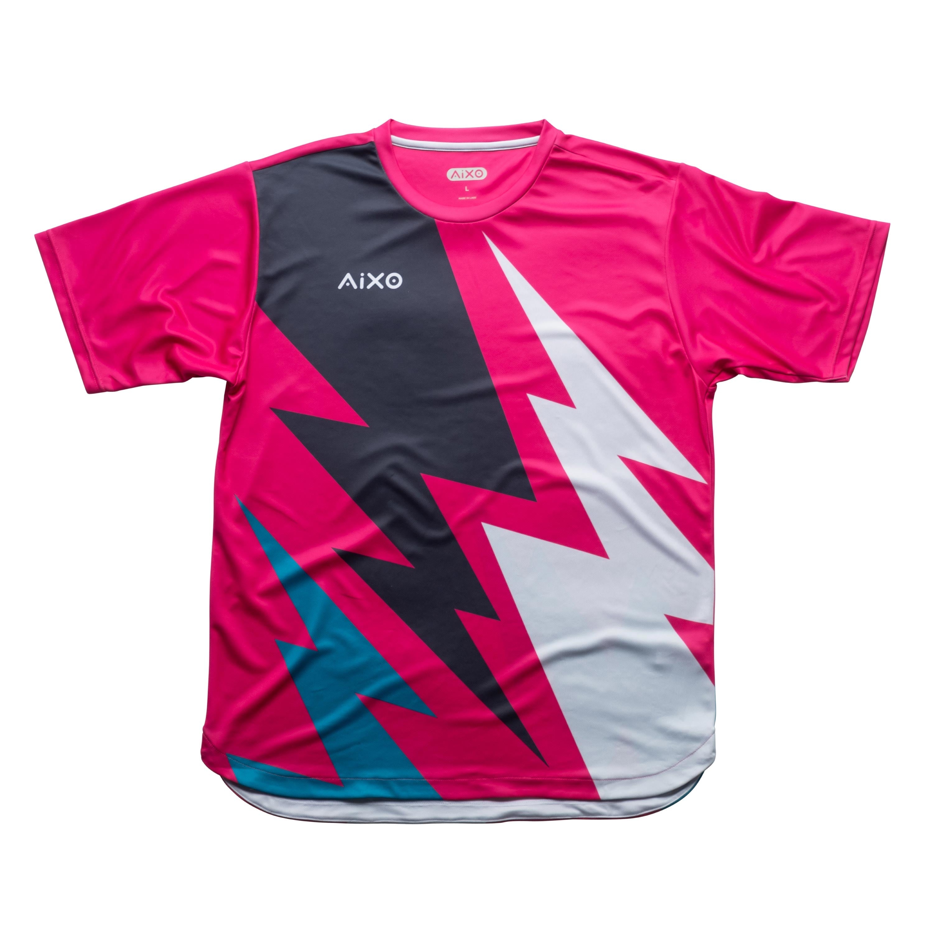 Aixo Bolt Mens Top Pink Aixo