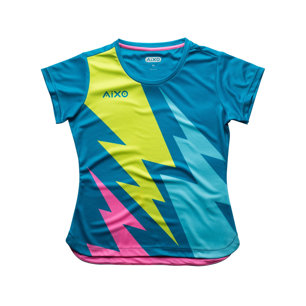 Aixo Bolt Womens Top Teal Aixo