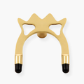 Gold-plated spider rest head with protective feet