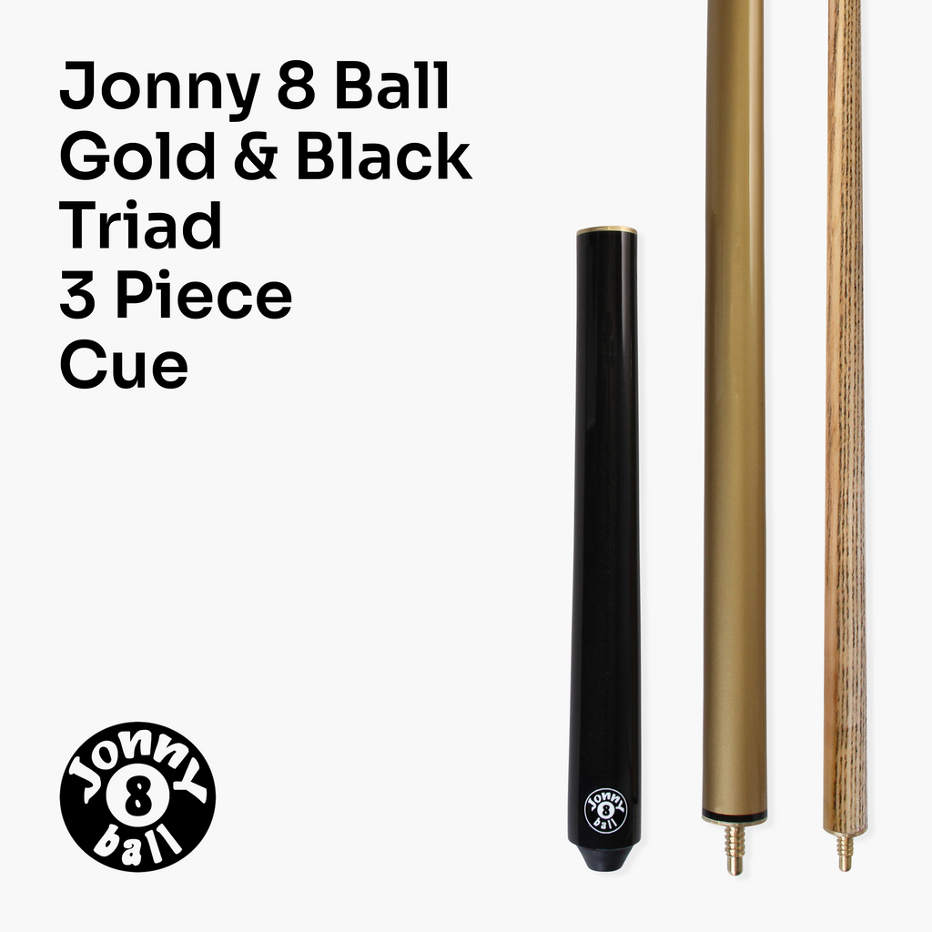 Jonny 8 Ball Triad 57-inch adjustable 3-piece cue Cue + Case