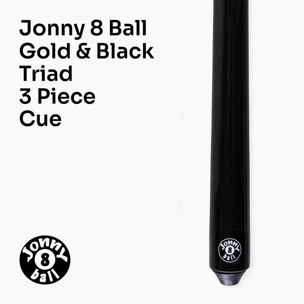 Jonny 8 Ball Triad 57-inch adjustable 3-piece cue Cue + Case