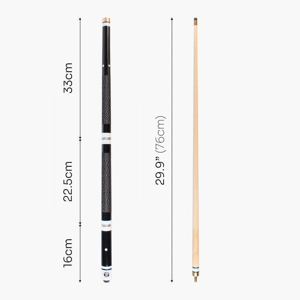 Jonny 8 Ball adjustable 4-piece cue with spare tips Cue + Case