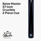 Baize Master Crucible 57-inch cue and case set Cue + Case
