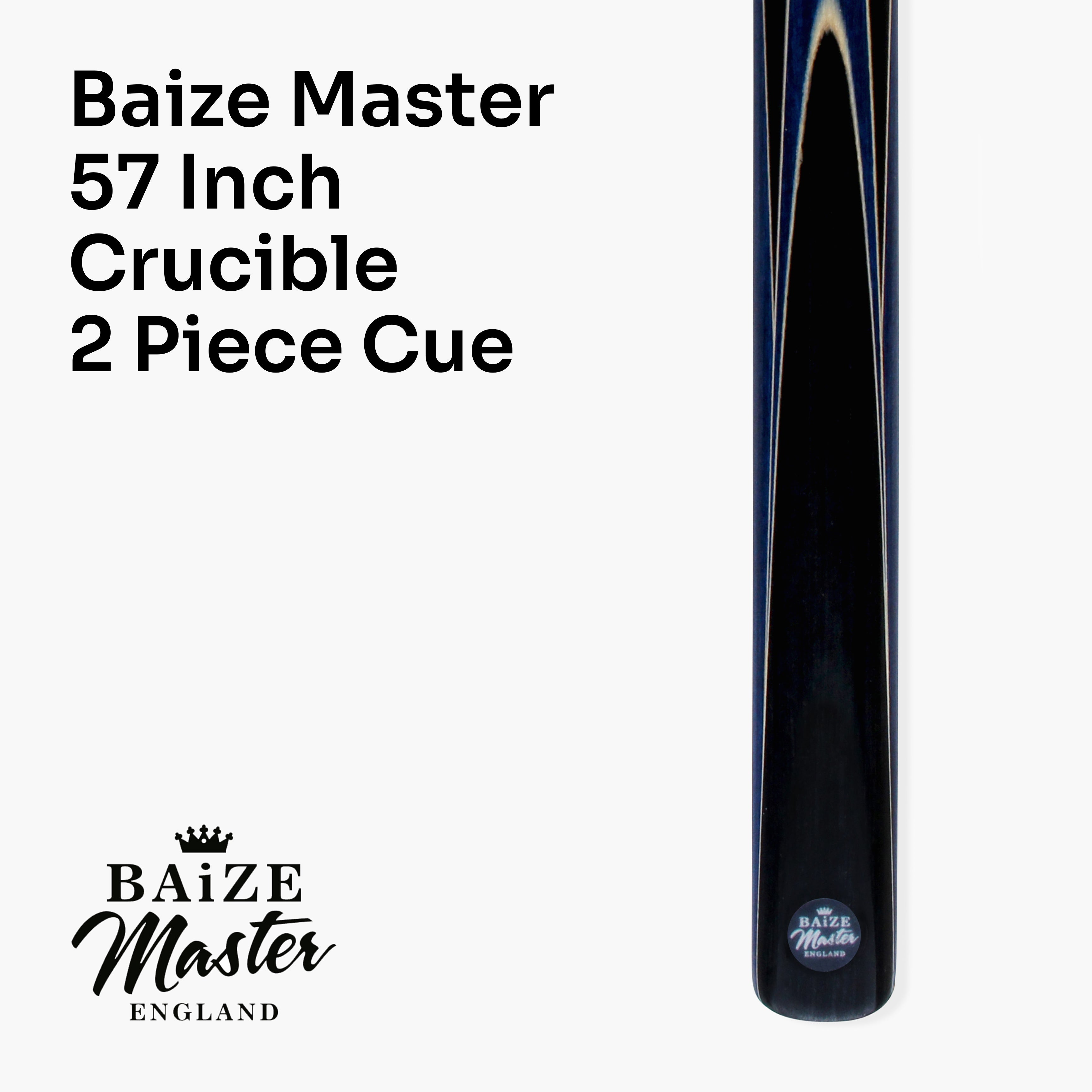Baize Master Crucible 57-inch cue and case set Cue + Case