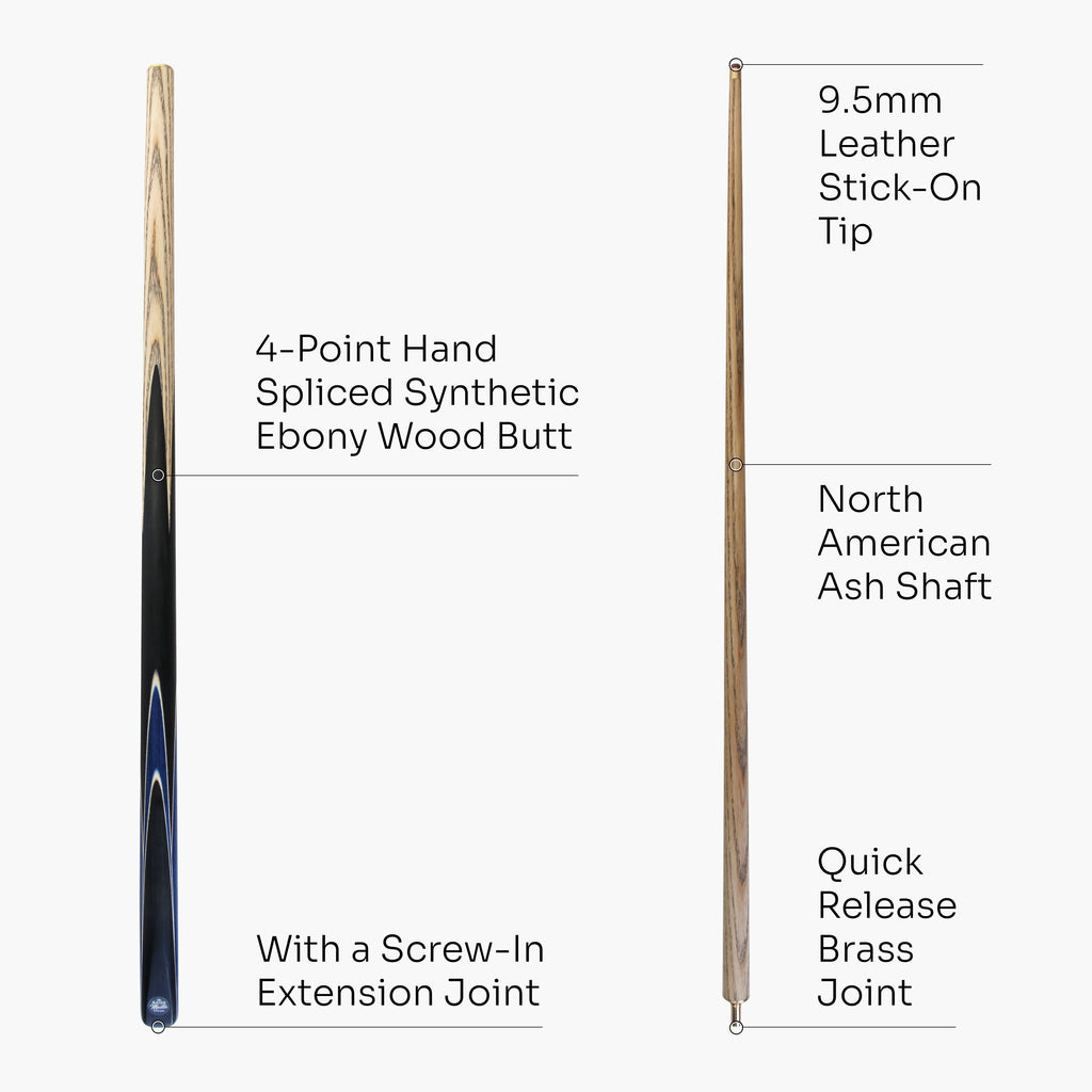Baize Master Crucible 57-inch cue and case set Cue + Case