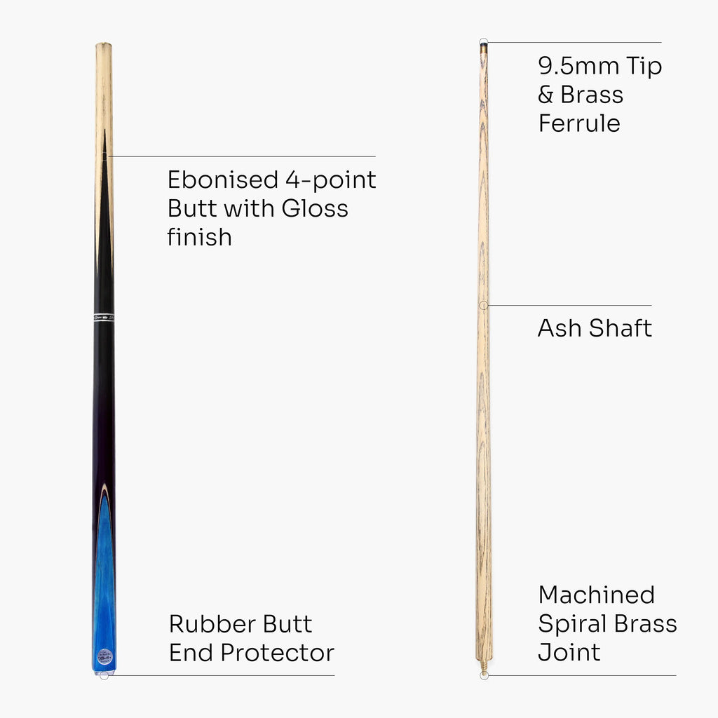Baize Master Conquest 42-inch junior 2-piece cue Cue + Case