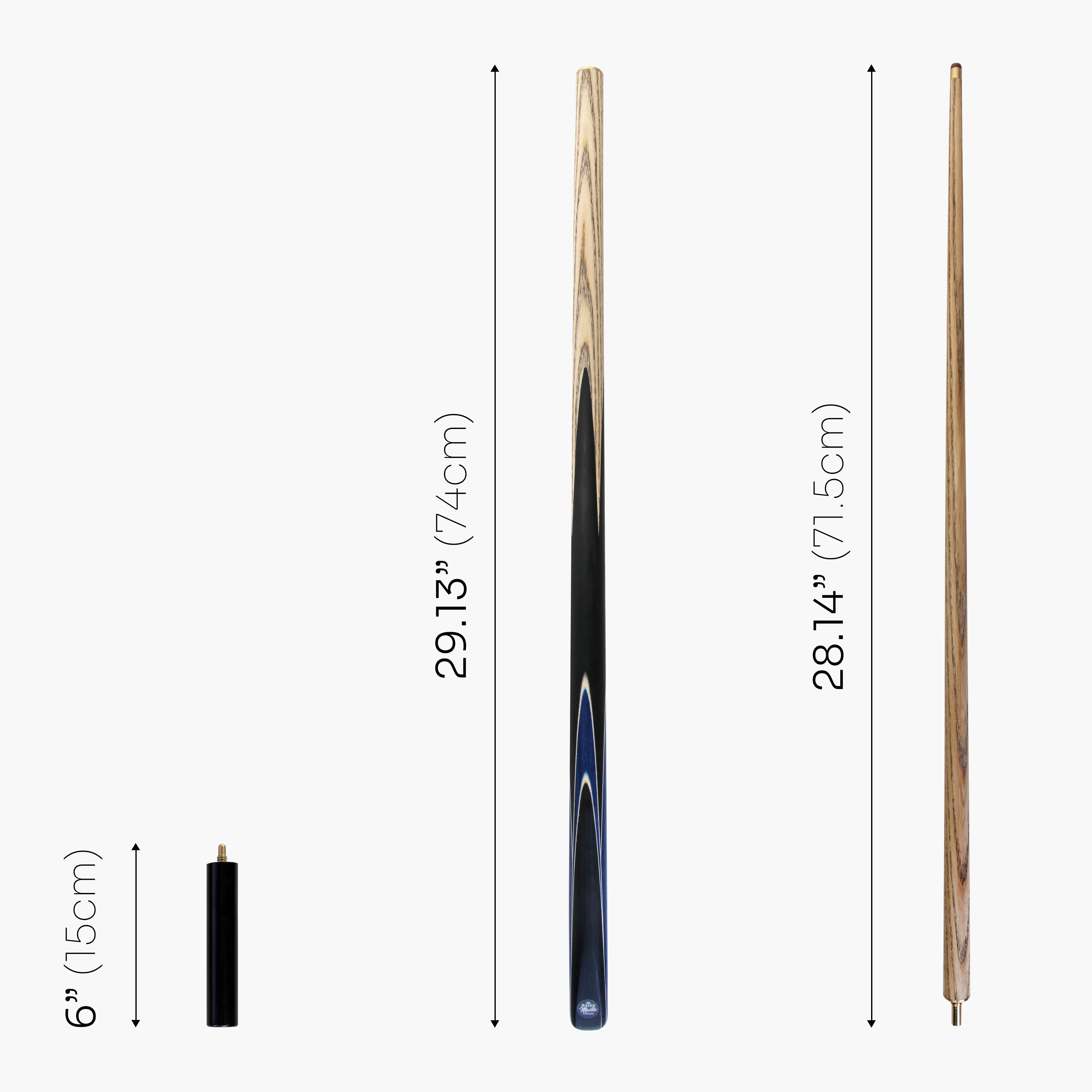 Baize Master Crucible 57-inch cue and case set Cue + Case
