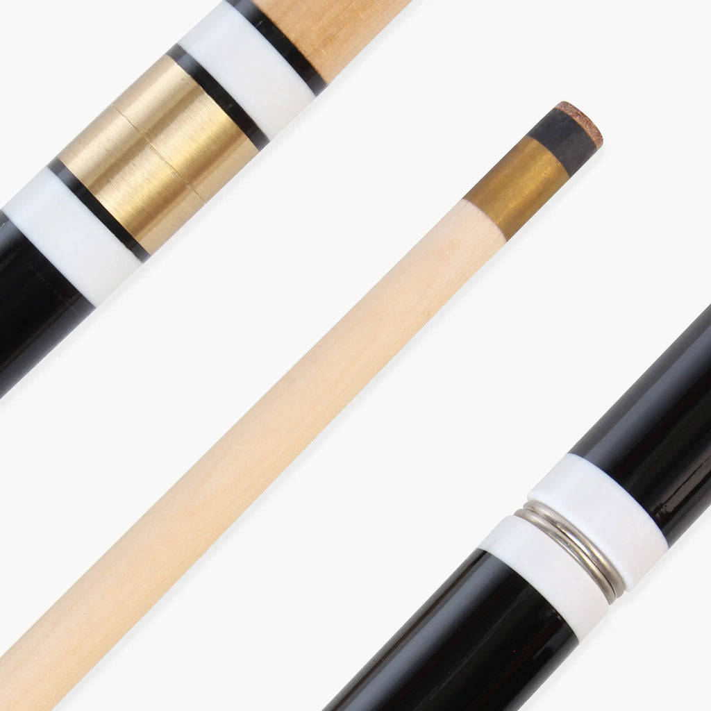 Jonny 8 Ball adjustable 4-piece cue with spare tips Cue + Case
