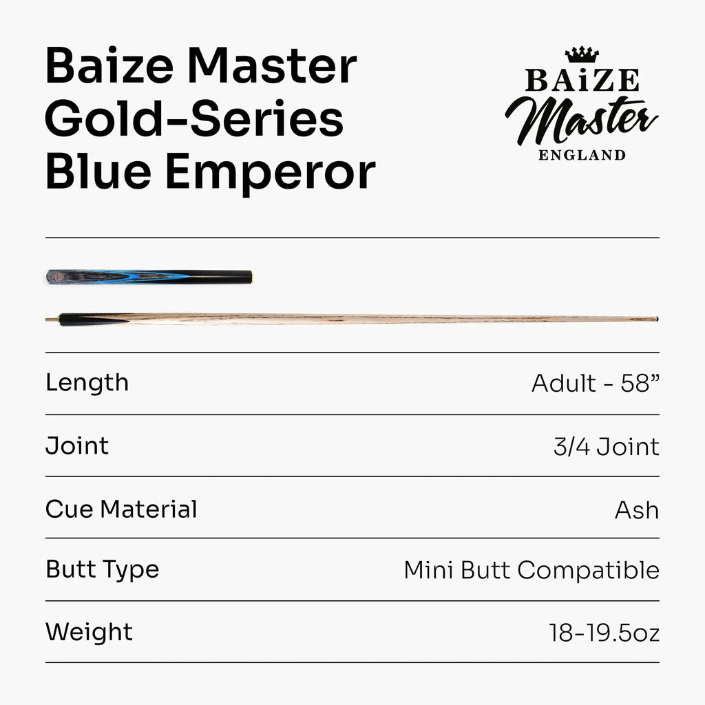 Baize Master G14 Electric Emperor 57-inch pool cue Cue + Case