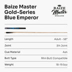 Baize Master G14 Electric Emperor 57-inch pool cue Cue + Case