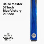 Baize Master Victory 57-inch 2-piece cue - 9.5mm tip Cue + Case