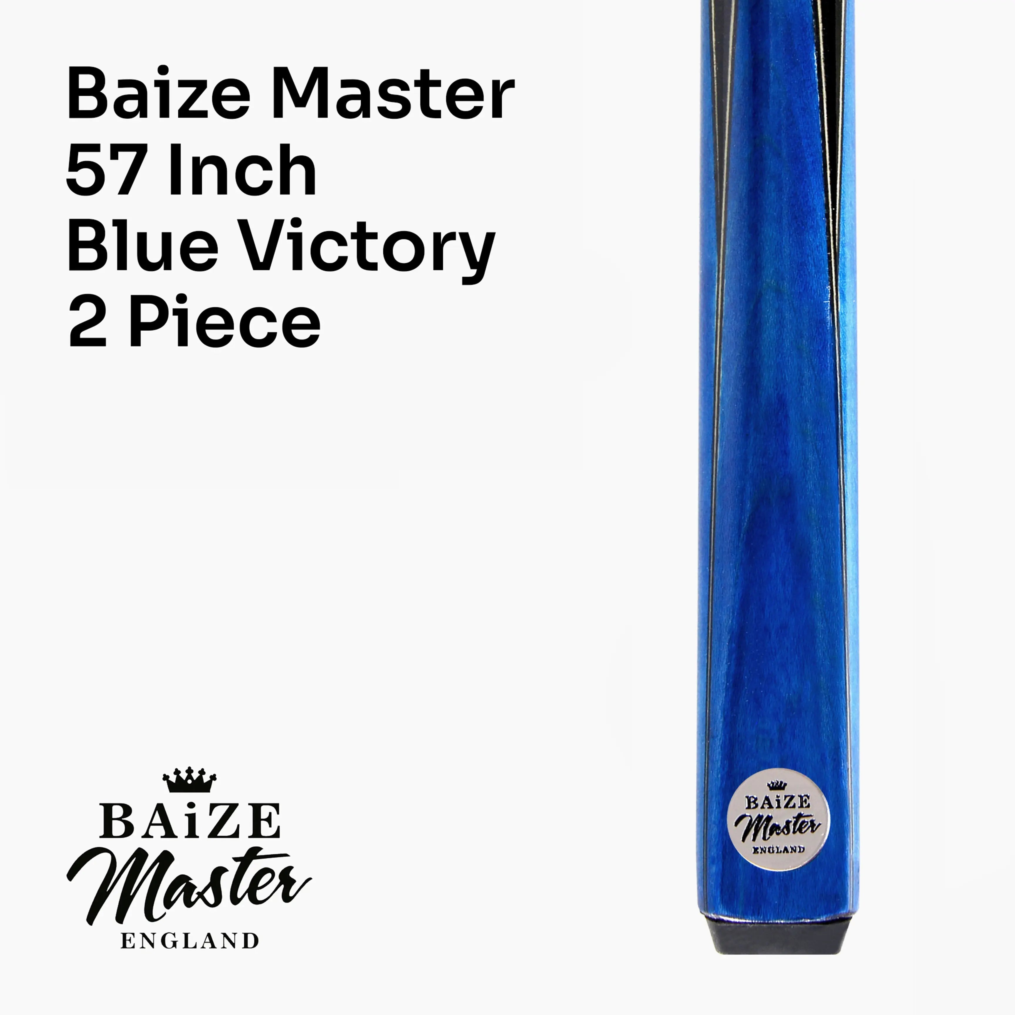 Baize Master Victory 57-inch 2-piece cue - 9.5mm tip Cue + Case