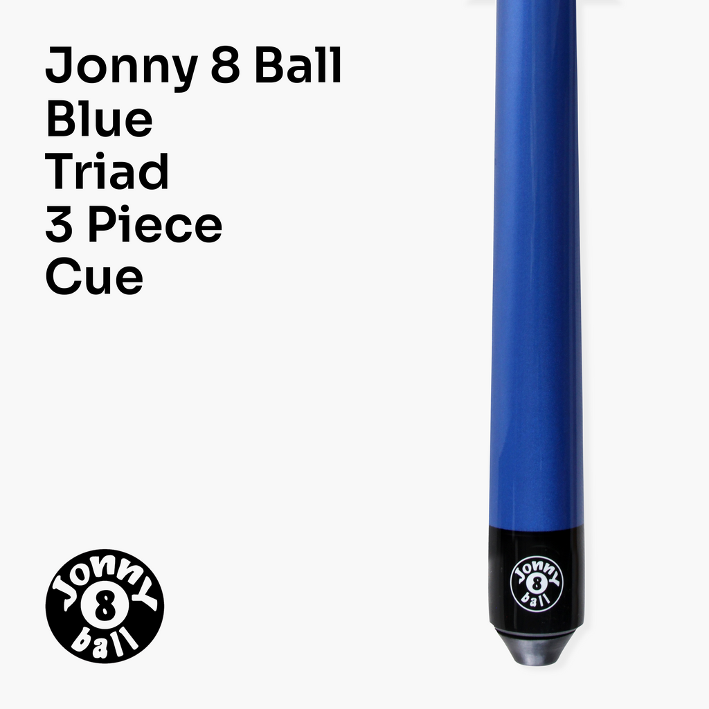 Jonny 8 Ball Triad 57-inch adjustable 3-piece cue Cue + Case