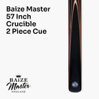 Baize Master Crucible 57-inch cue and case set Cue + Case