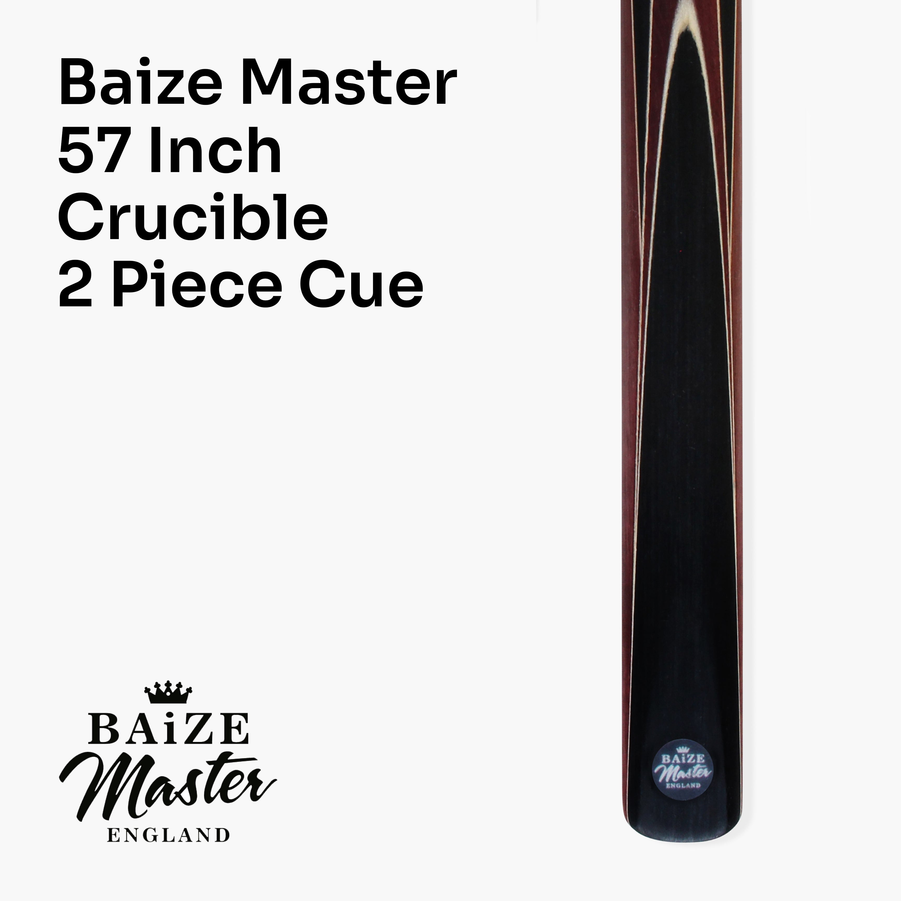 Baize Master Crucible 57-inch cue and case set Cue + Case