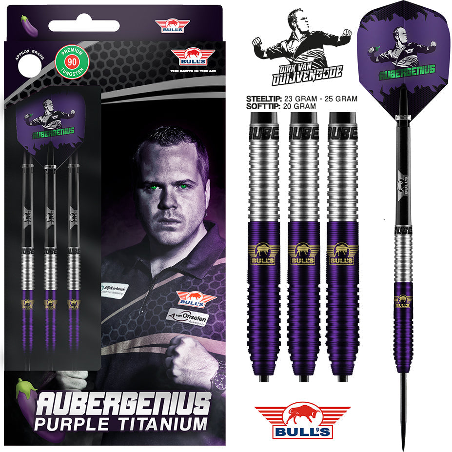 Bull's Dirk van Duijvenbode 90% Aubergenius GW Darts