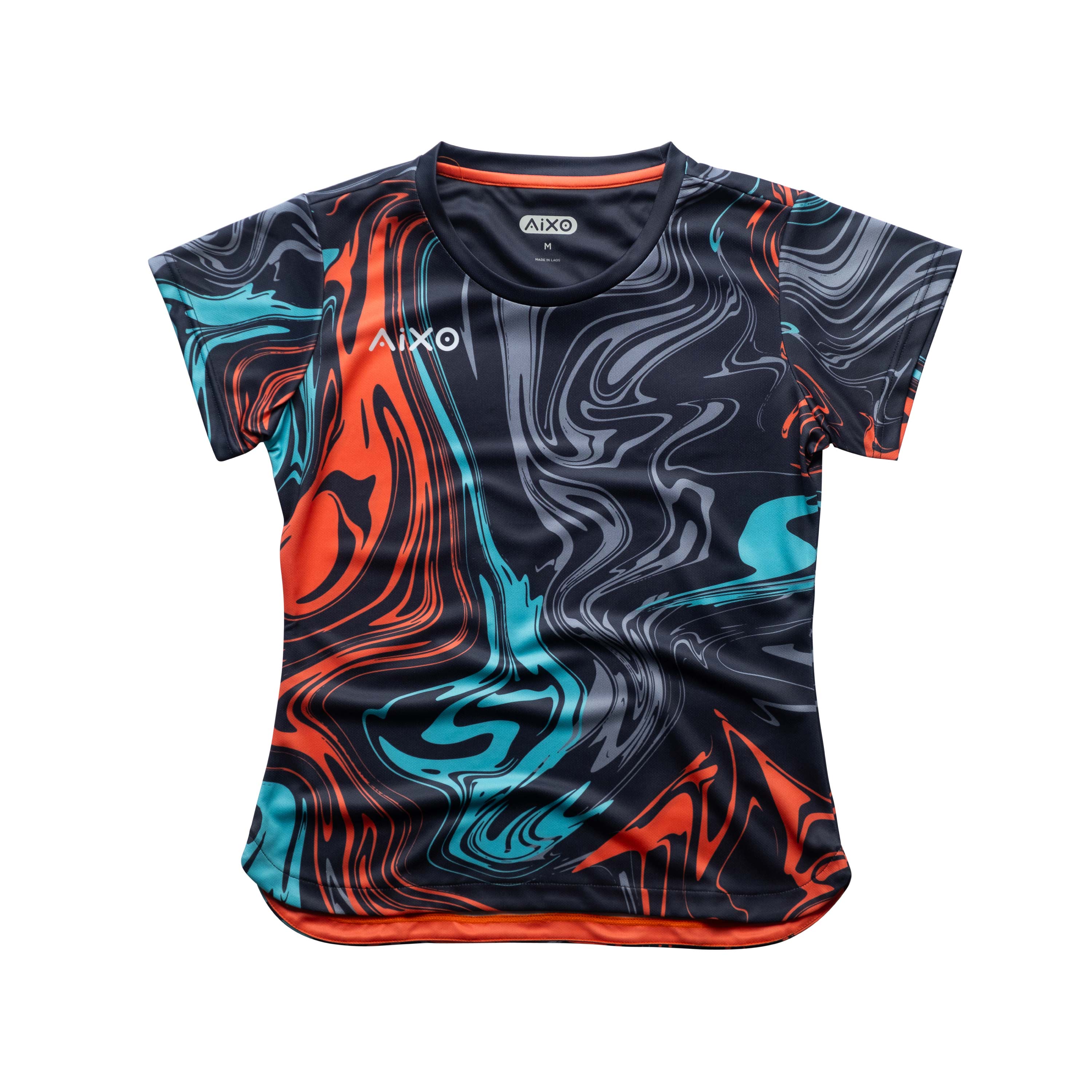 Aixo Chrome Womens Top Graphite Aixo