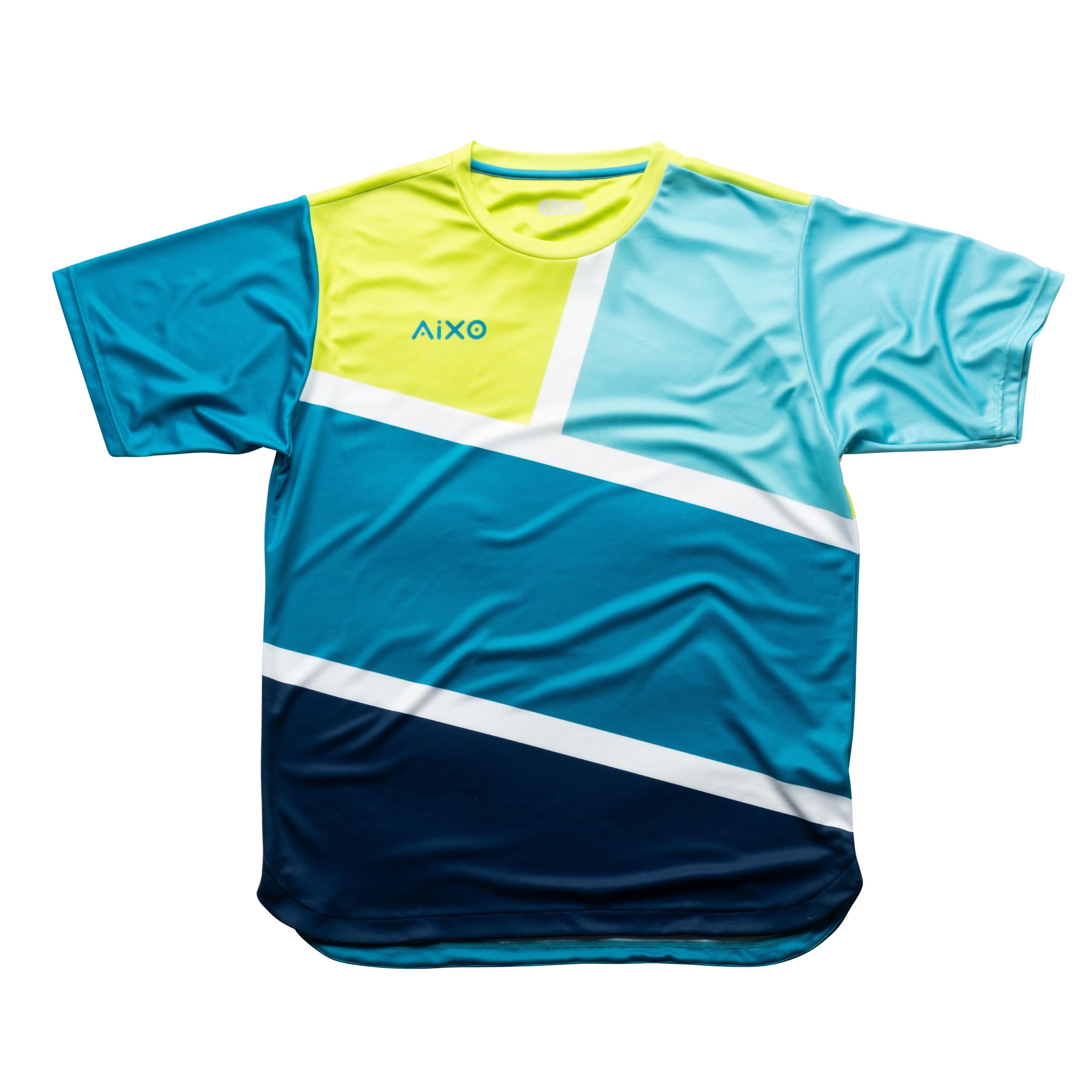 Aixo Court Mens Top Teal Aixo