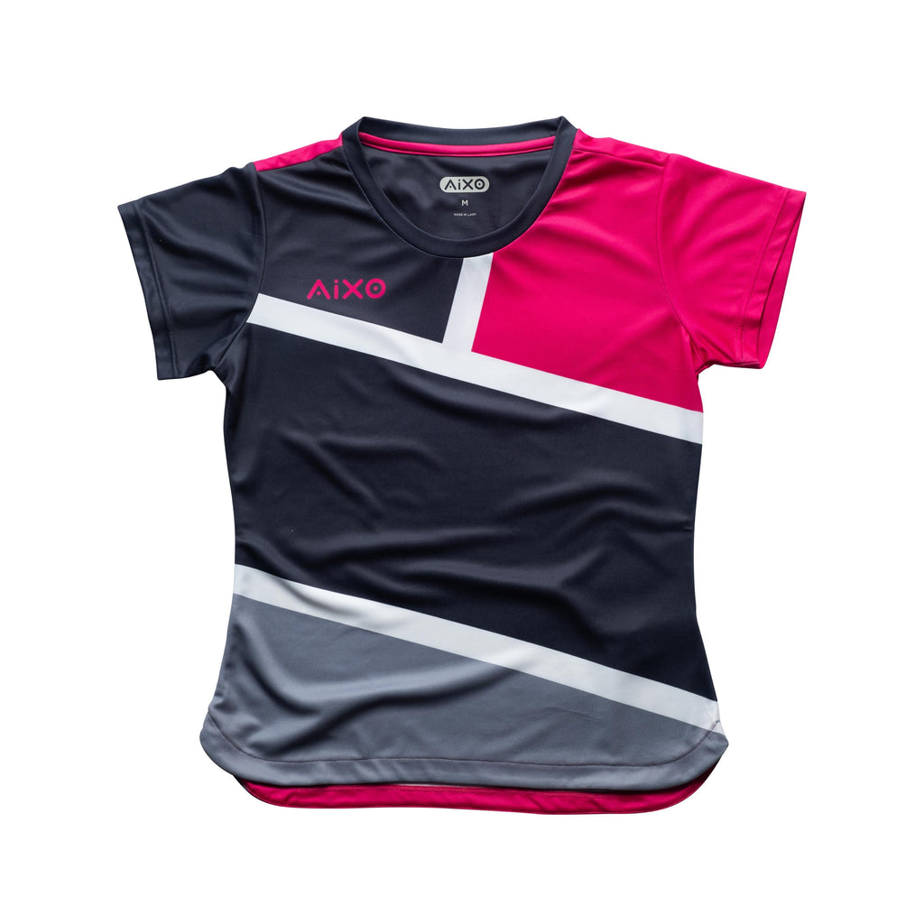Aixo Court Womens Top Graphite Aixo
