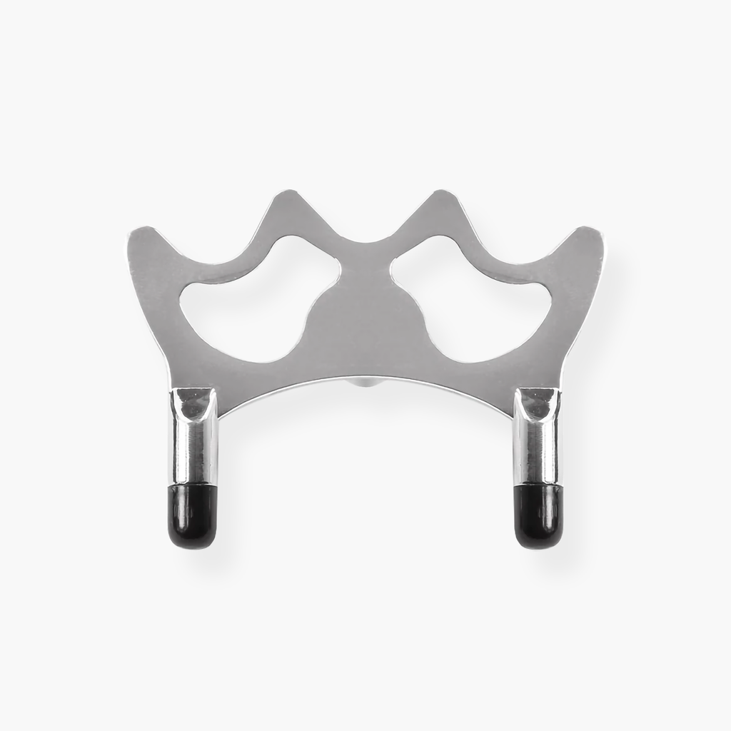Chrome half butt rest head with plastic toes Cue + Case