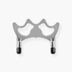 Chrome half butt rest head with plastic toes Cue + Case