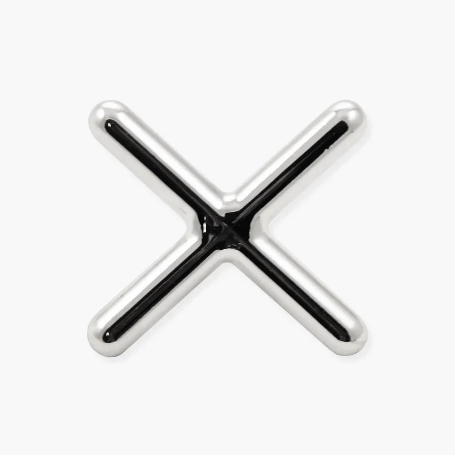 Chrome cross rest head