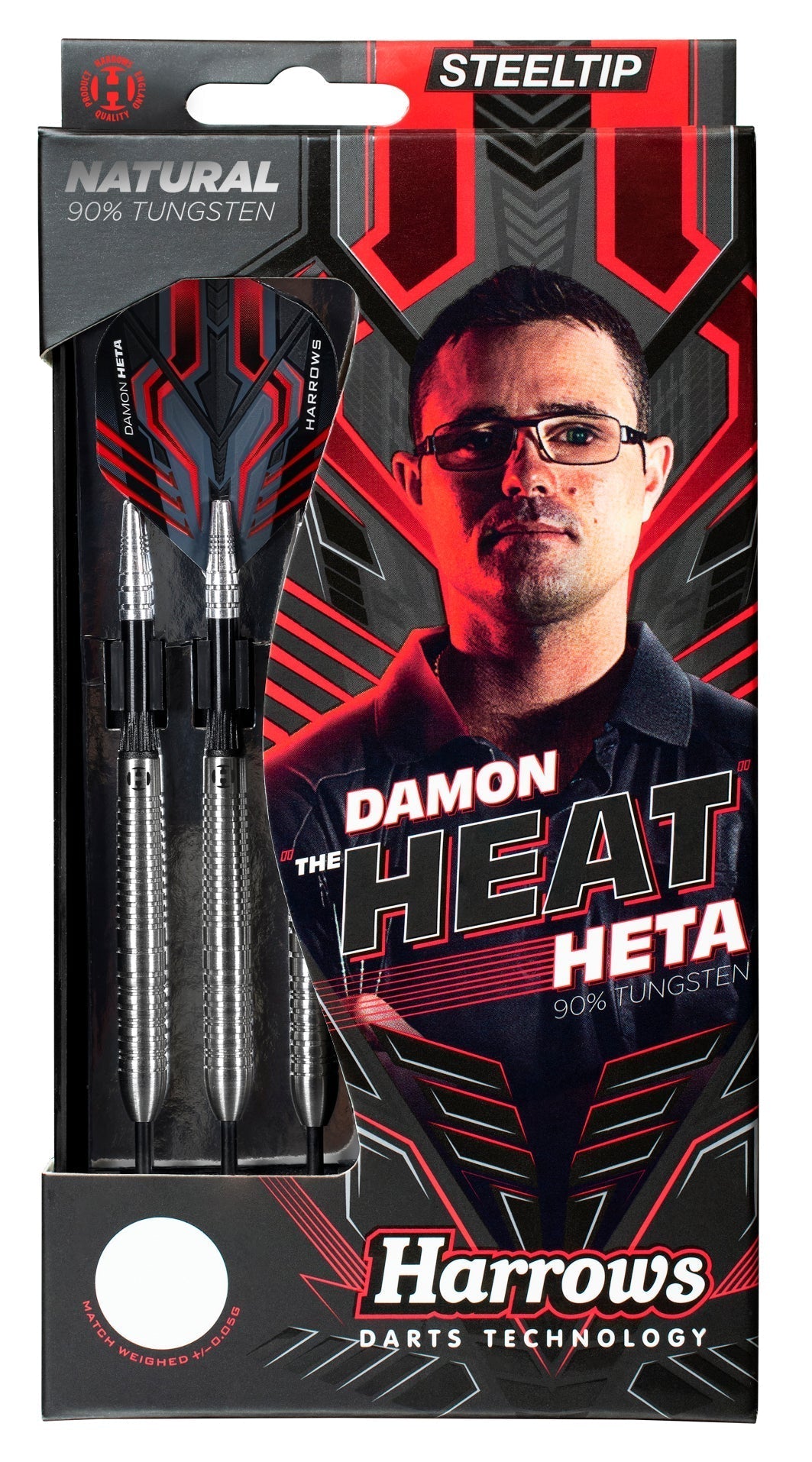 Harrows Damon Heta Natural 90% GW Darts