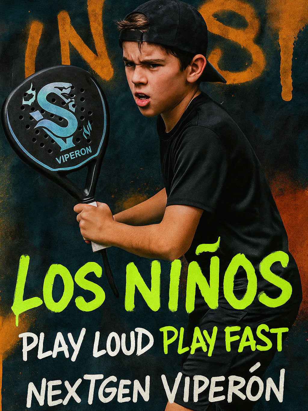 Los Niños - VÍPERÓN Junior Padel Racket Viperón Padel