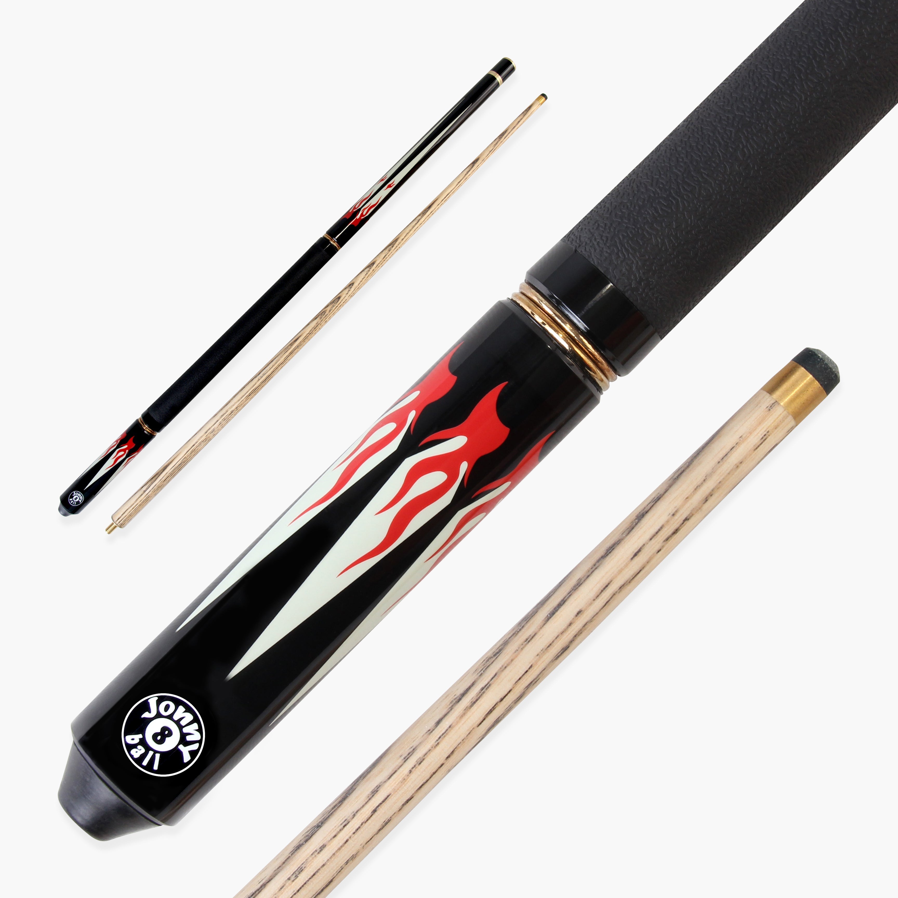 Jonny 8 Ball adjustable 57-inch 4-piece pool cue Cue + Case