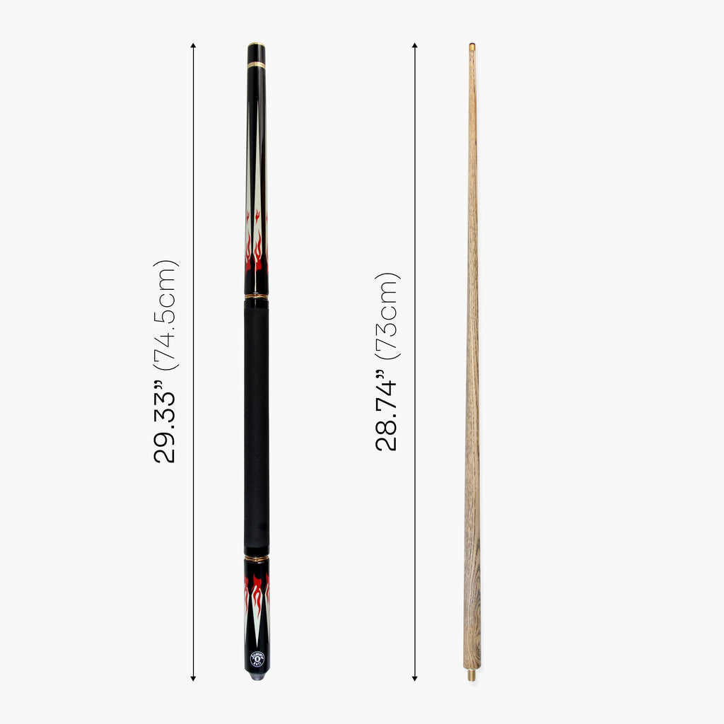 Jonny 8 Ball adjustable 57-inch 4-piece pool cue Cue + Case