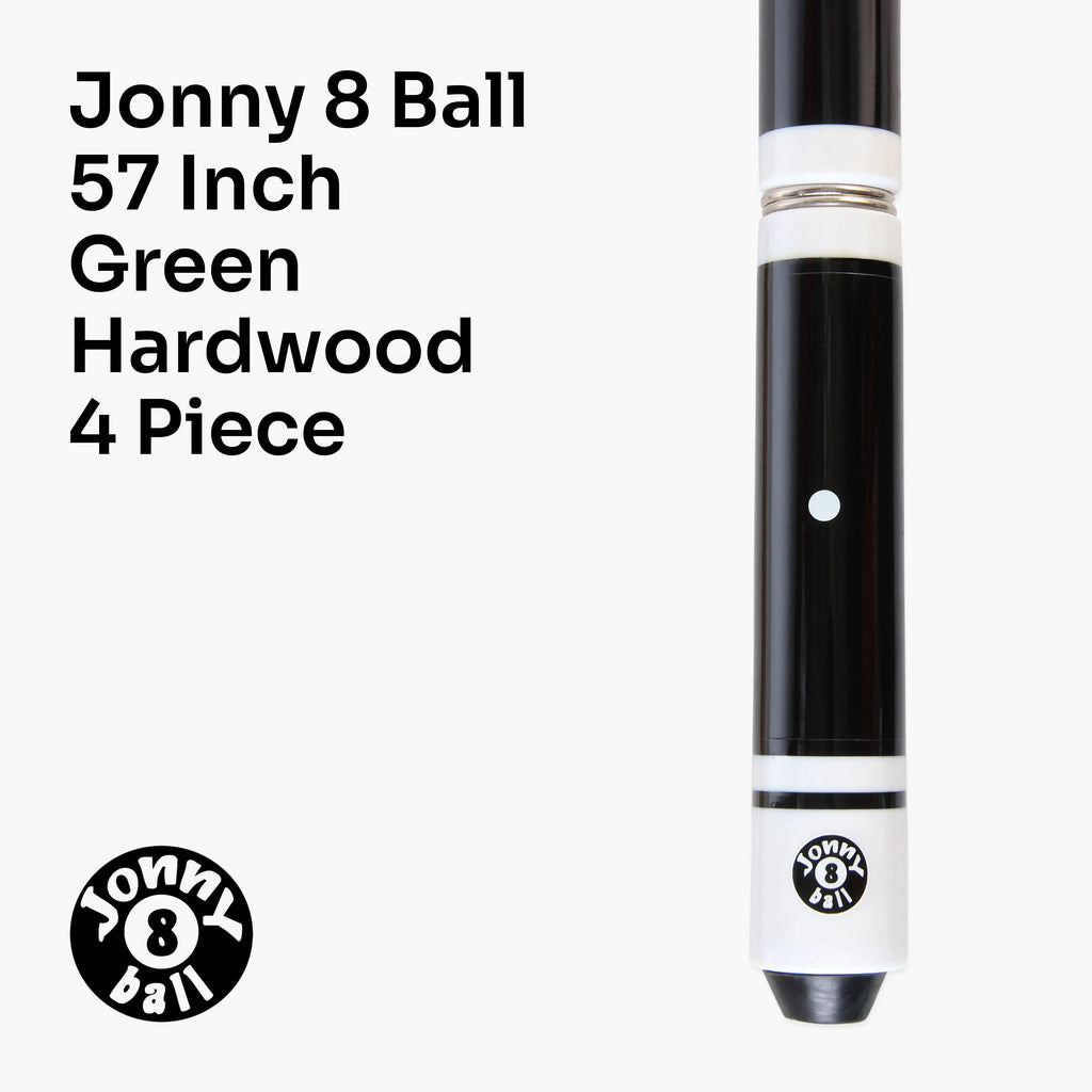 Jonny 8 Ball adjustable 4-piece cue with spare tips Cue + Case