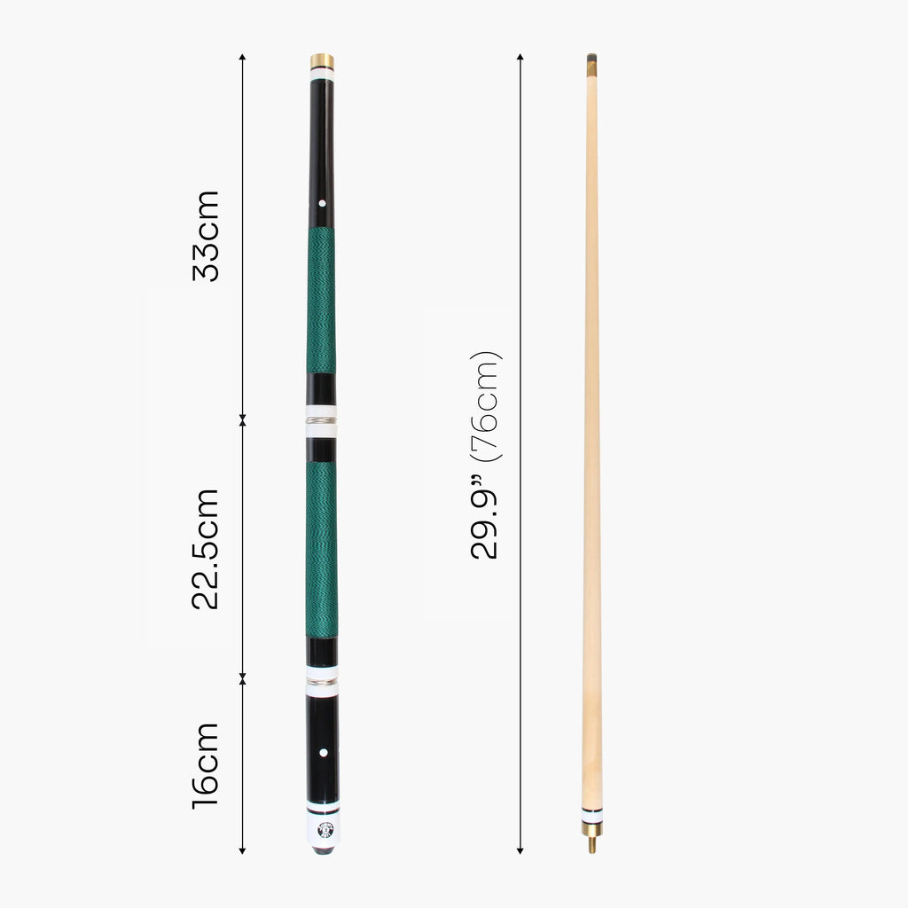 Jonny 8 Ball adjustable 4-piece cue with spare tips Cue + Case