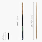 Baize Master Crucible 57-inch cue and case set Cue + Case