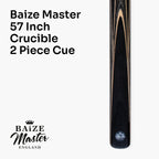 Baize Master Crucible 57-inch cue and case set Cue + Case