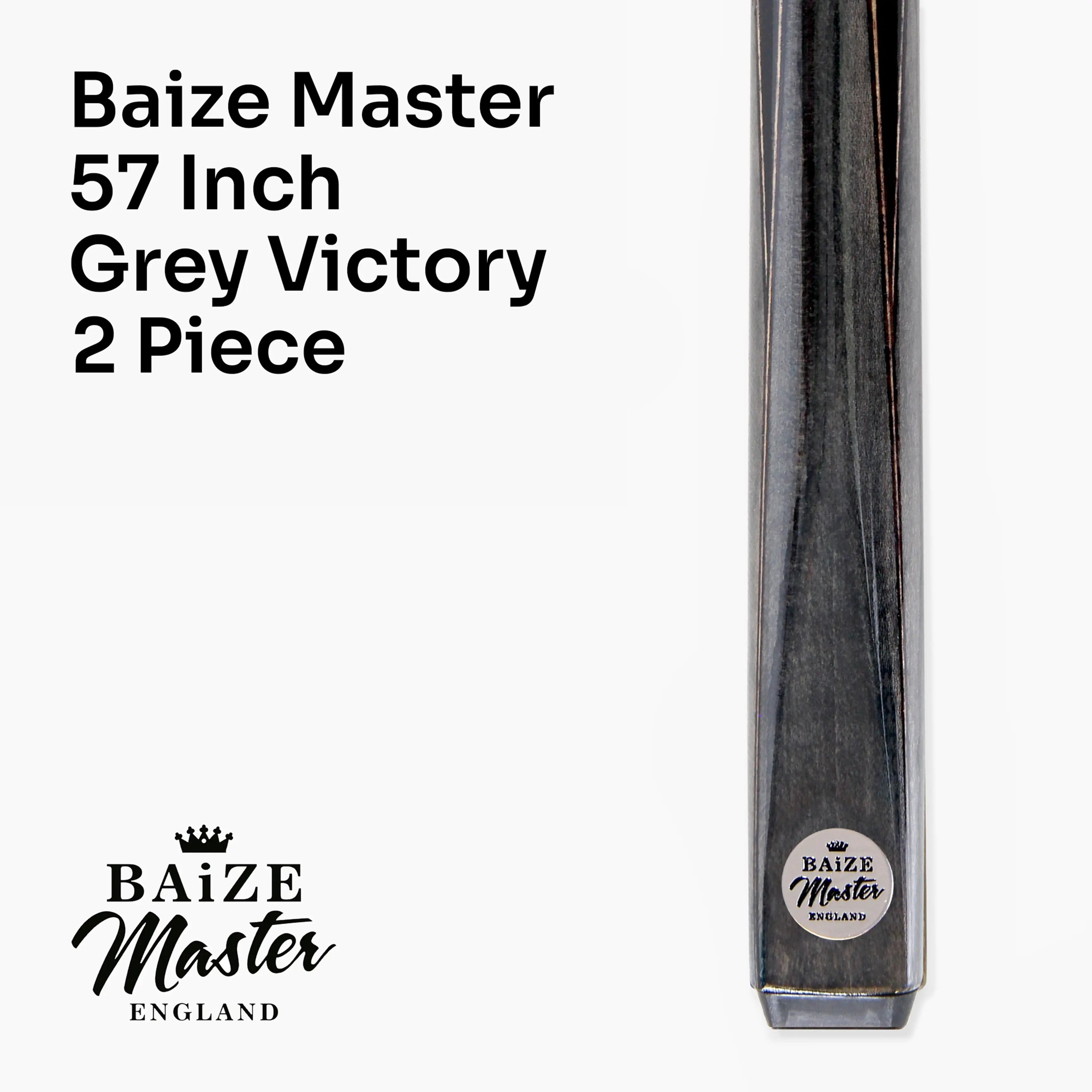Baize Master Victory 57-inch 2-piece cue - 9.5mm tip Cue + Case