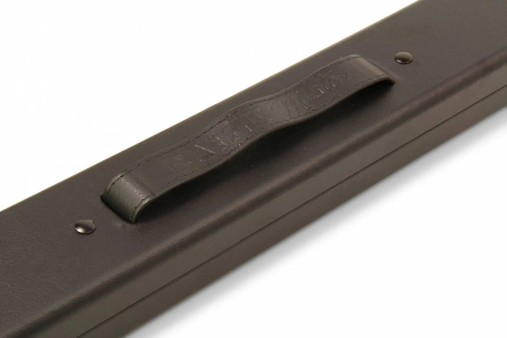 Baize Master plain black 2-piece cue case Cue + Case