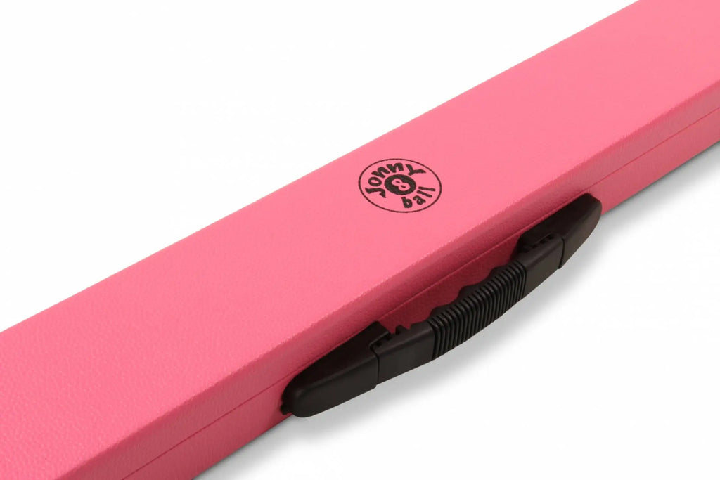 Jonny 8 Ball hot pink foam-lined 2-piece cue case Cue + Case