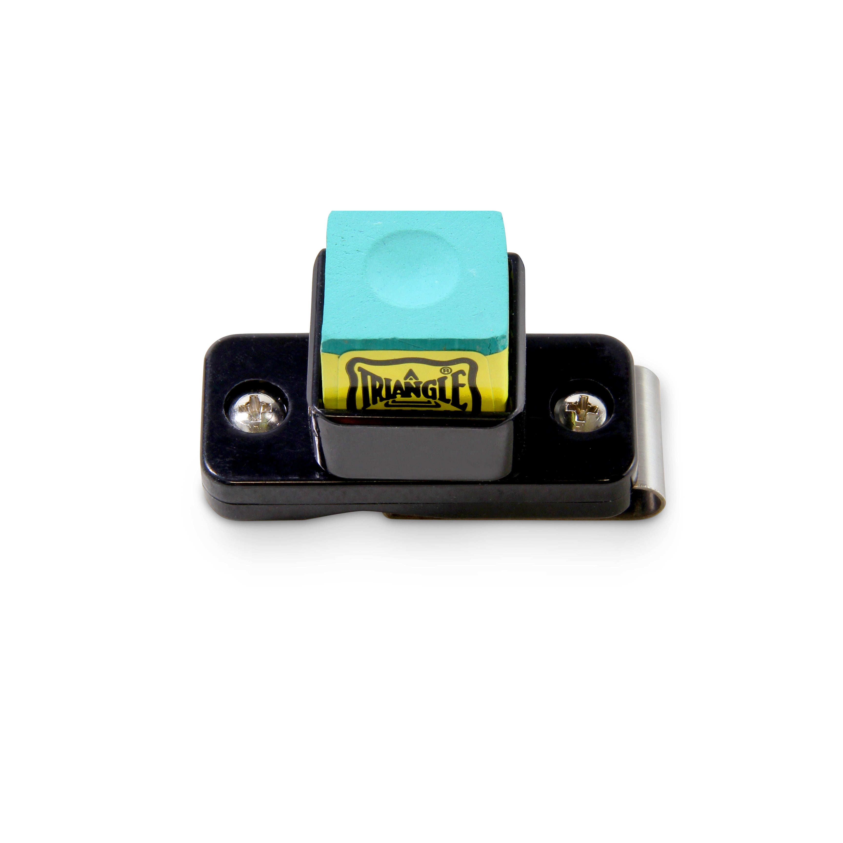 Metal magnetic chalk holder and belt clip Cue + Case