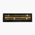 Mahogany effect 2-player snooker scoreboard Cue + Case