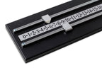 Black wooden 2-player snooker scoreboard Cue + Case