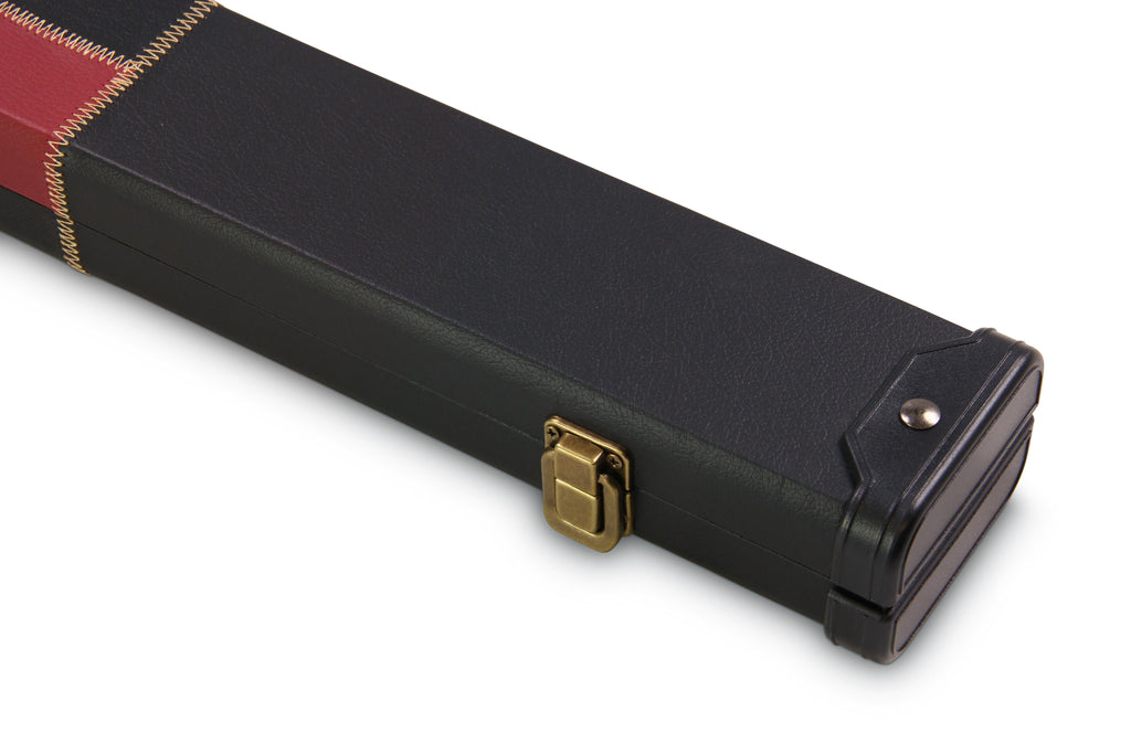 Deluxe chequered 1-piece cue case - 2 cues Cue + Case