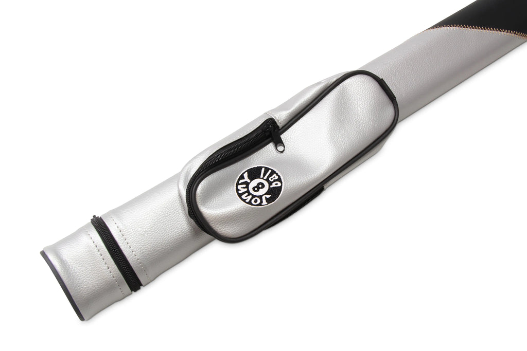Jonny 8 Ball two-tone oval 2-piece cue case Cue + Case