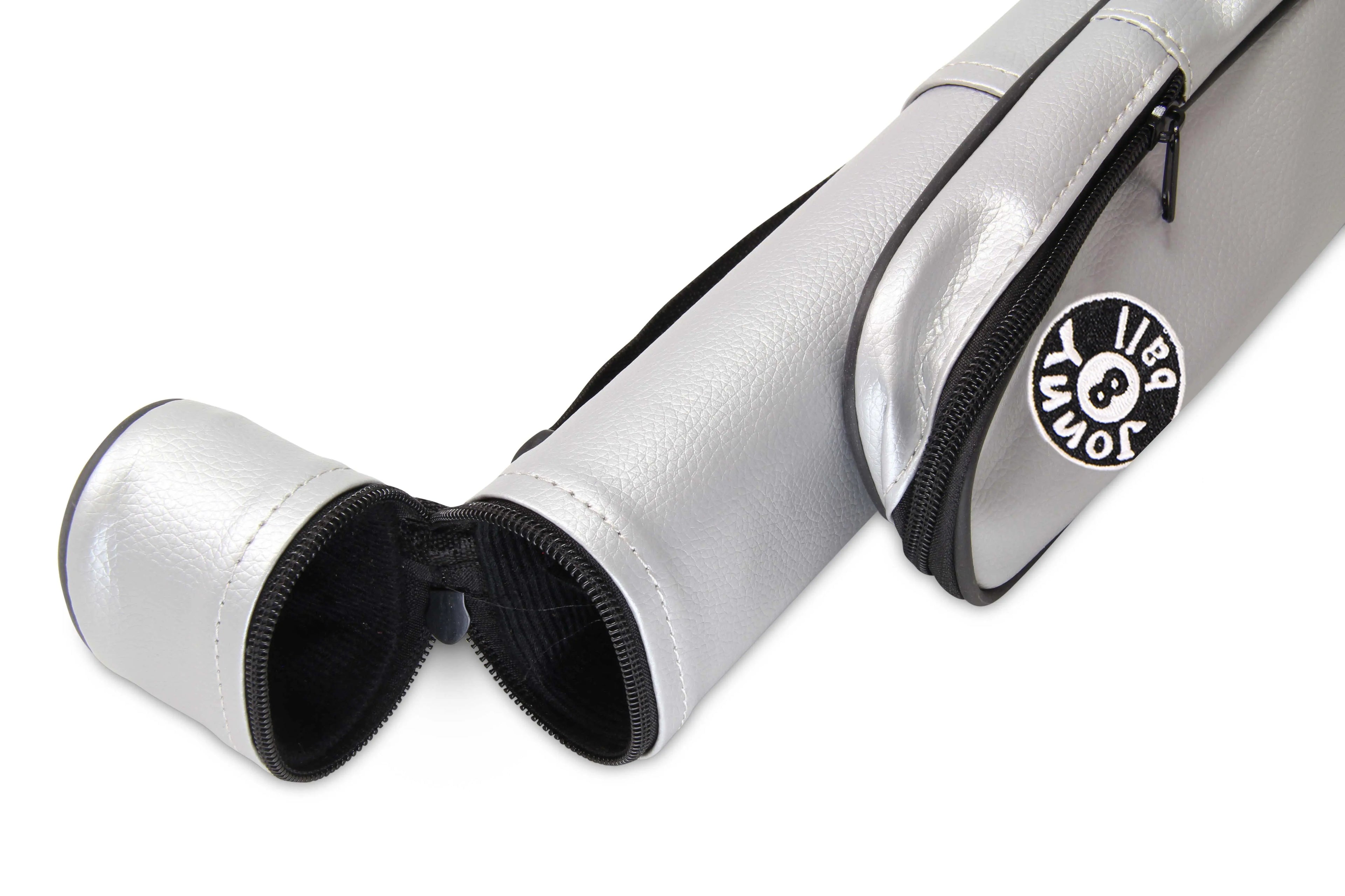 Jonny 8 Ball two-tone oval 2-piece cue case Cue + Case