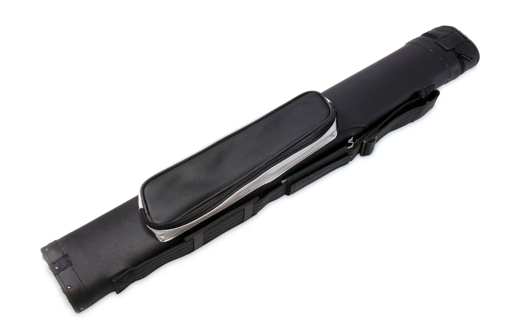 Baize Master Stripe oval quad 2-piece cue case Cue + Case