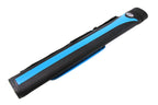 Baize Master Stripe oval quad 2-piece cue case Cue + Case