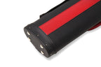 Baize Master Stripe oval quad 2-piece cue case Cue + Case