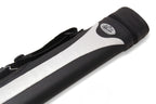 Baize Master Stripe oval quad 2-piece cue case Cue + Case