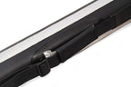Baize Master Stripe oval quad 2-piece cue case Cue + Case
