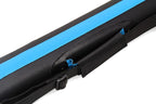 Baize Master Stripe oval quad 2-piece cue case Cue + Case